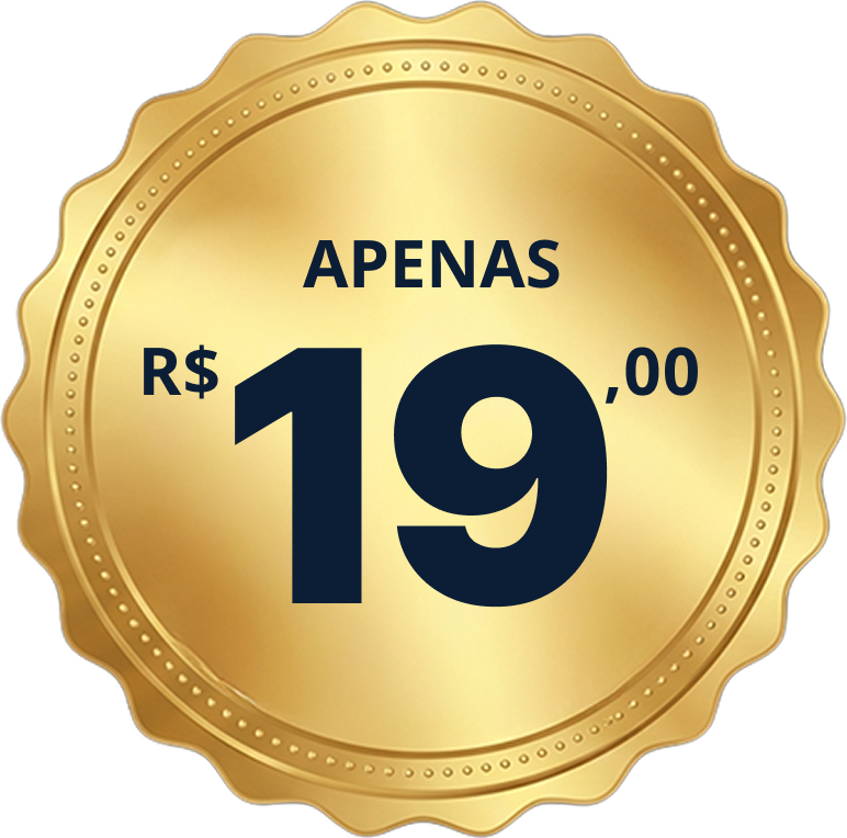 Apenas R$ 19,00